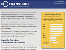 Tablet Screenshot of franvisor.com